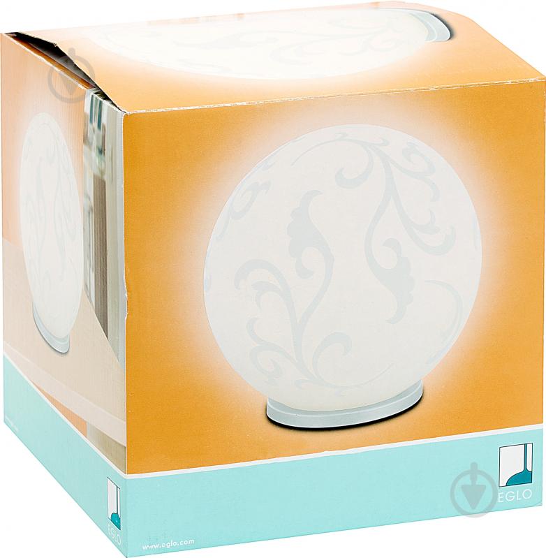 Настольная лампа декоративная Eglo Rebecca 1x60 Вт E27 белый с рисунком 90744 - фото 3