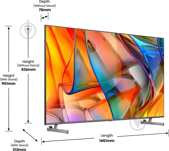 Телевізор Hisense 65U6KQ - фото 10