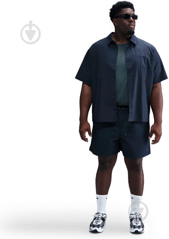 Сорочка Nike M NK CLUB SS BTN SHIRT WSH HJ2029-451 р. L синій - фото 2