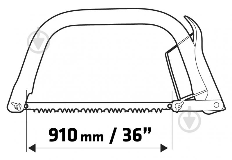 Пилка Verto лучкова 910 мм 15G156 - фото 8 Пилка Verto лучкова 910 мм 15G156 - фото 8