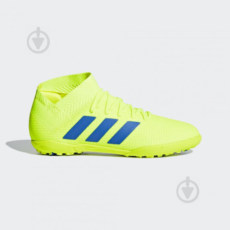 Сороконожки Adidas NEMEZIZ 18.3 TF J CM8516 р.30,5 салатовый - фото 1