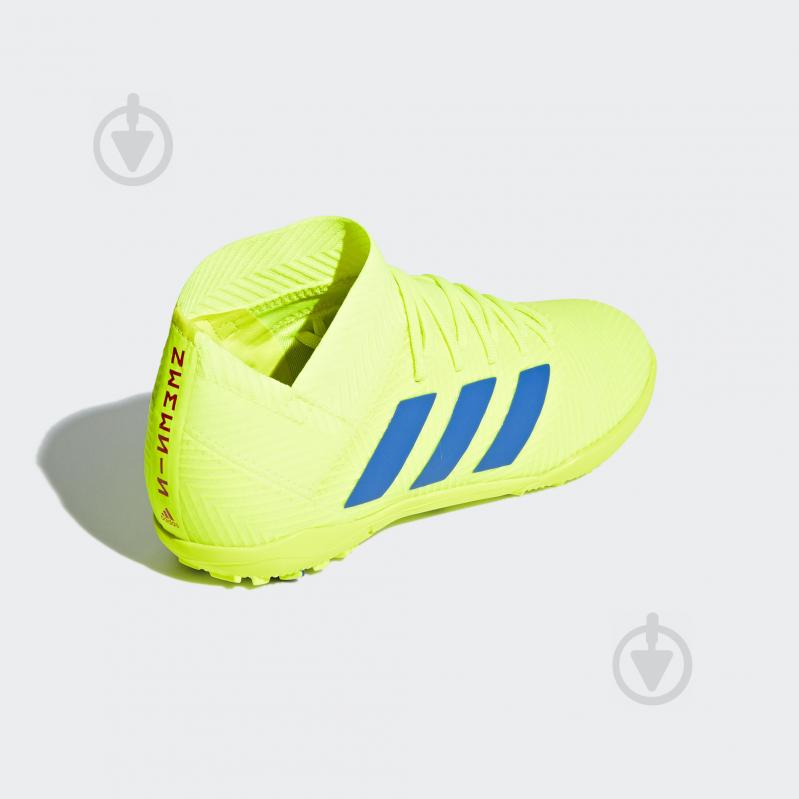 Сороконожки Adidas NEMEZIZ 18.3 TF J CM8516 р.30,5 салатовый - фото 5