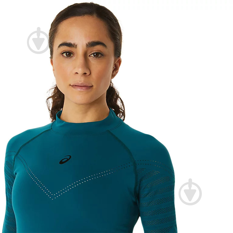 Футболка Asics SEAMLESS LS CROP TOP 2032C508-300 р.L синій - фото 4