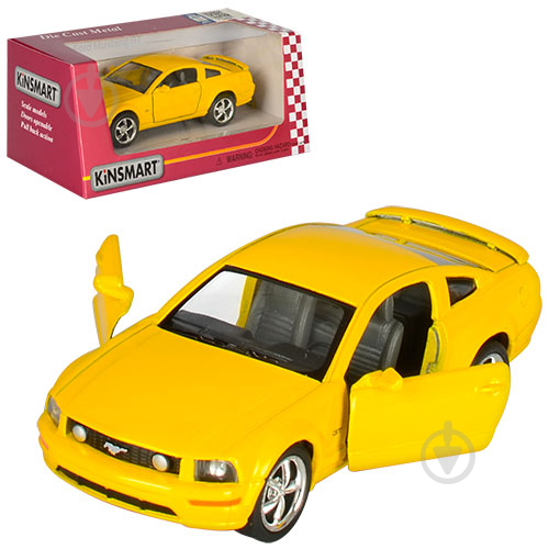 Автомобіль Kinsmart 1:38 Ford Mustang GT 2006 KT5091W - фото 1