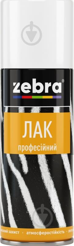 Лак аэрозольный ZEBRA профессиональный мат 400 мл - фото 1