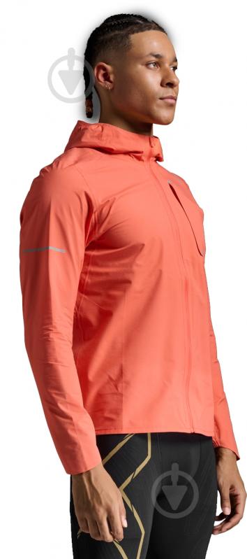 Ветровка чоловіча 2XU IGNITION SHIELD JACKET MR7092a_EMB/BRF р.L оранжевая - фото 4