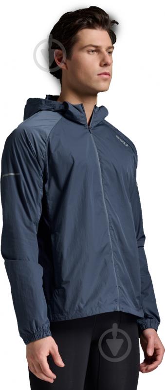 Вітрівка чоловіча 2XU Aero Windbreaker MR7208a_IND/MDN р.M темно-синя - фото 3