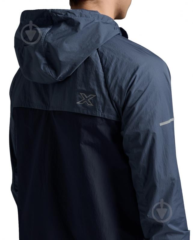 Вітрівка чоловіча 2XU Aero Windbreaker MR7208a_IND/MDN р.M темно-синя - фото 5