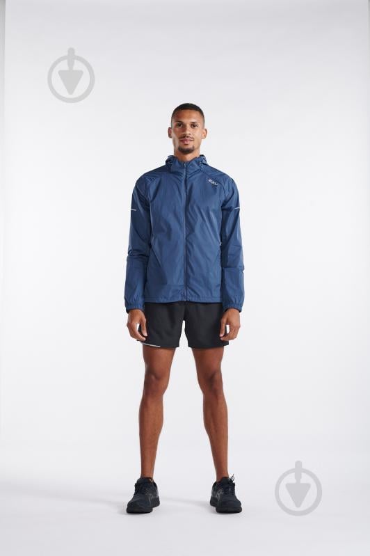 Вітрівка чоловіча 2XU Aero Windbreaker MR7208a_IND/MDN р.M темно-синя - фото 8