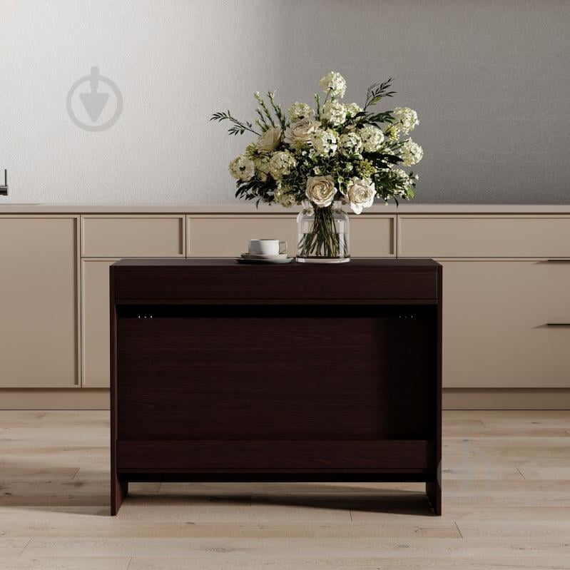 Стол-трансформер ART IN HEAD Снейк 900(2400)x430x750мм венге/венге - фото 5