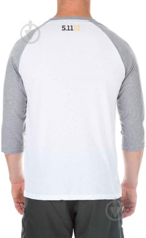 Футболка 5.11 Tactical Snake Sledge Raglan Tee р. S white 41211FJ - фото 3