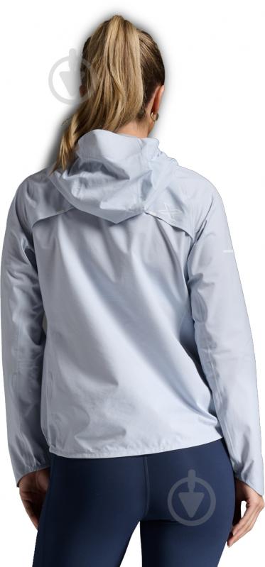 Вітрівка жіноча 2XU IGNITION SHIELD JACKET WR7106a_HAL/WRF р.M сіро-блакитна - фото 2