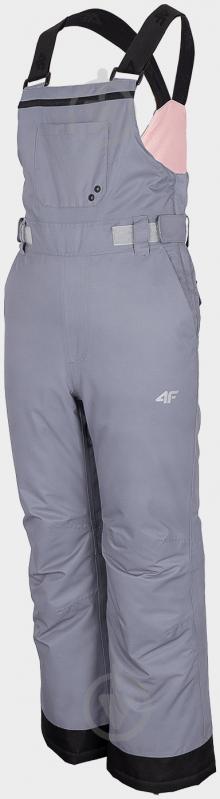 Штани 4F SKI TROUSERS JSPDN002 HJZ22-JSPDN002-32S р. 146 сірий - фото 4