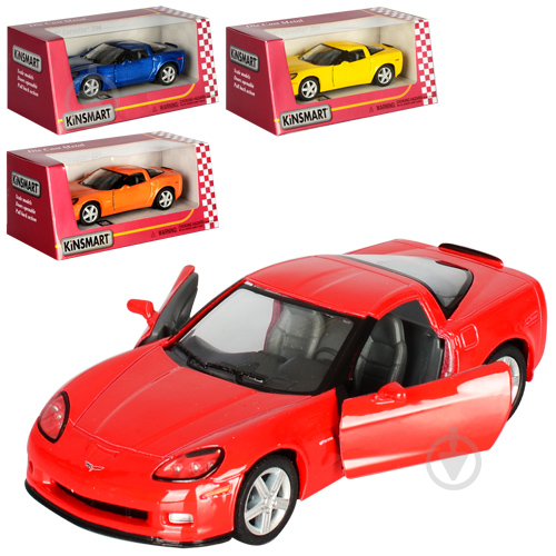 Автомобіль Kinsmart 1:36 Corvette Z06 KT5320W - фото 1