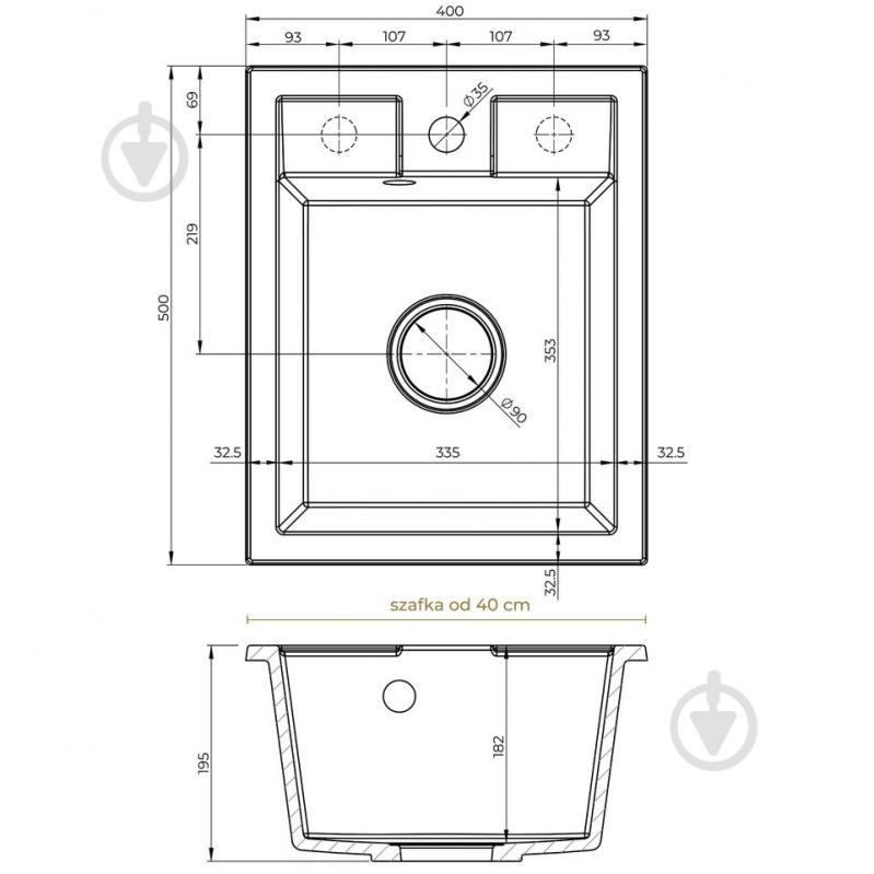 Мойка для кухни FERRUM 40FER.W1K40 Sink Quality - фото 5