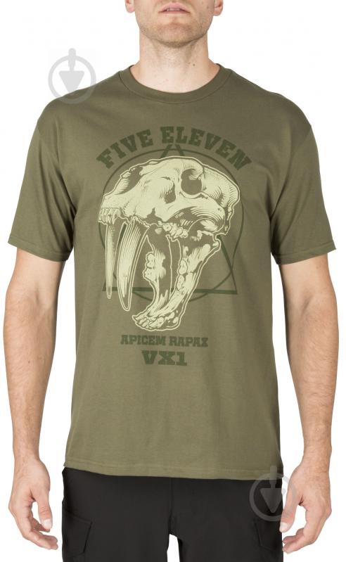 Футболка 5.11 Tactical Apex Predator Tee 41195AO р. XL Military Green - фото 1