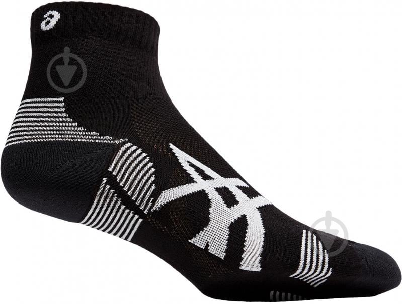 Шкарпетки Asics 2PPK CUSHION RUN QUARTER SOCK 3013A800-002 р.47-49 чорний 2 шт. - фото 2