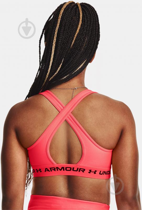 Бра Under Armour UA CROSSBACK MID BRA 1361034-629 р.XS червоний - фото 1