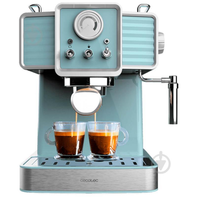 Кофеварка рожковая CECOTEC Cumbia Power Espresso 20 Tradizionale Light Blue (CCTC-01628) - фото 1