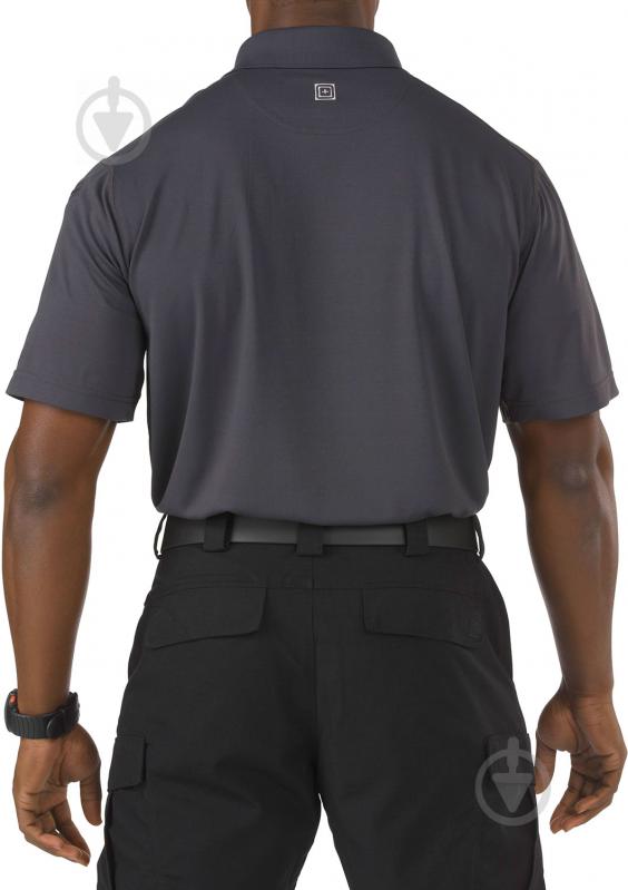 Поло 5.11 Tactical Pinnacle Short Sleeve Polo 71036 р.S. CHARCOAL зелений - фото 2