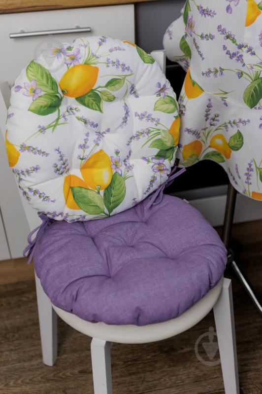 Подушка на стул Lemons & Lavender Лаванда La Nuit - фото 5