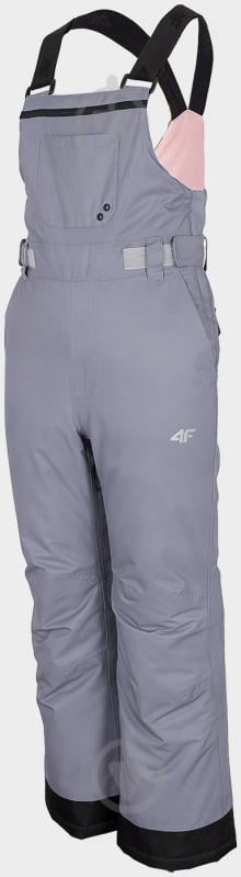 Штани 4F SKI TROUSERS JSPDN002 HJZ22-JSPDN002-32S р. 134 сірий - фото 4