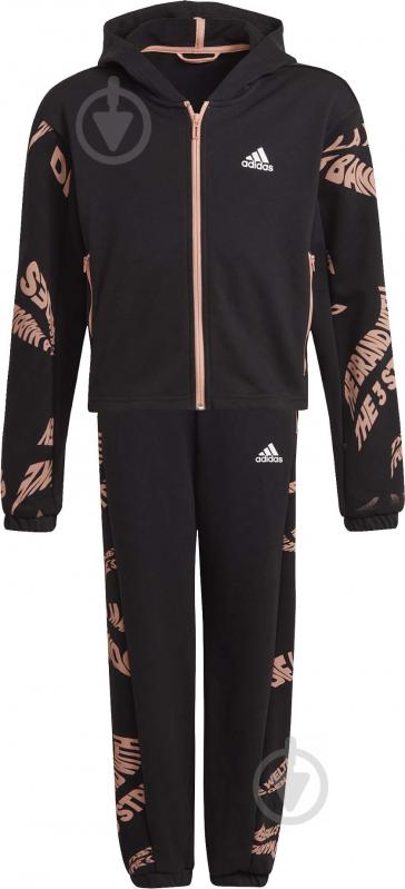 Спортивный костюм Adidas G HOODED CO TS GT6908 черный - фото 1