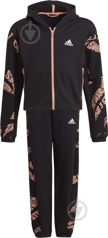 Спортивный костюм Adidas G HOODED CO TS GT6908 черный - фото 2