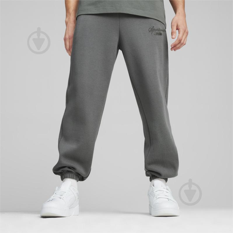 Штани Puma CLASSICS+ SWEATPANTS 62427680 р. 2XL сірий - фото 3