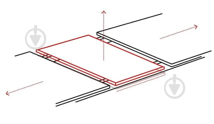 Стіл обідній Signal Meble DANTE 1020(1440)x1020x760мм дуб артізан/чорний матовий - фото 7