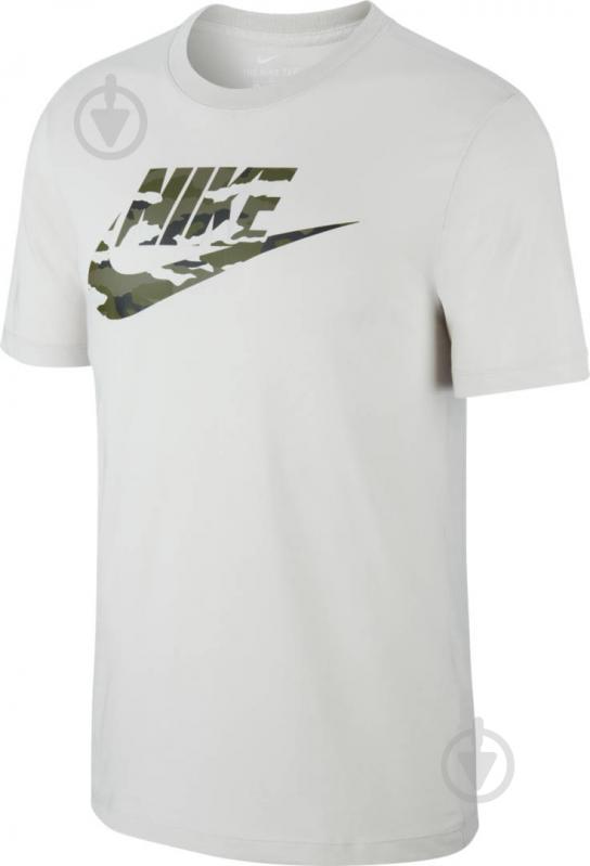Футболка Nike M NSW TEE CAMO 2 CI1078-072 р.2XL белый - фото 1