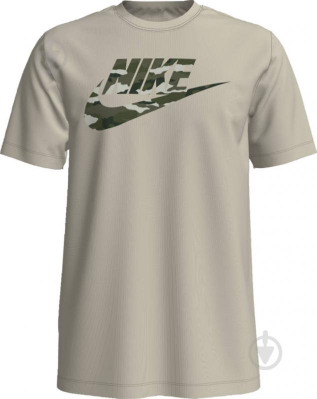 Футболка Nike M NSW TEE CAMO 2 CI1078-072 р.2XL белый - фото 3