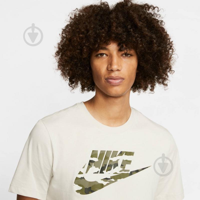 Футболка Nike M NSW TEE CAMO 2 CI1078-072 р.2XL белый - фото 6