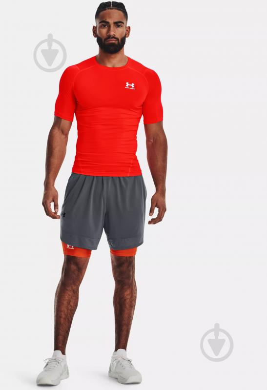 Футболка Under Armour UA HG ARMOUR COMP SS 1361518-810 р.M червоний - фото 3