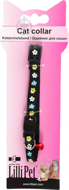 Нашийник Lilli Pet Cat Collar чорний 1х18-30 см - фото 2