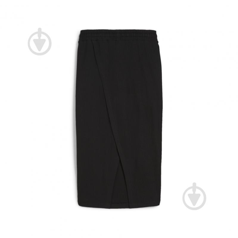 Спідниця Puma CLASSICS RIBBED MIDI SKIRT 62426501 р.L чорний - фото 2