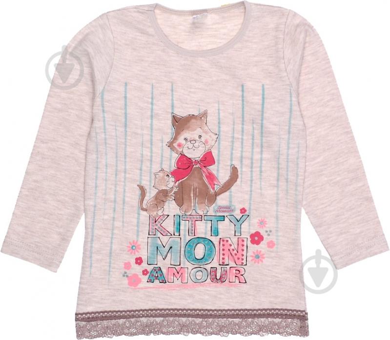 Джемпер для девочки Татошка р.116 бежевый 07671бмл - фото 2