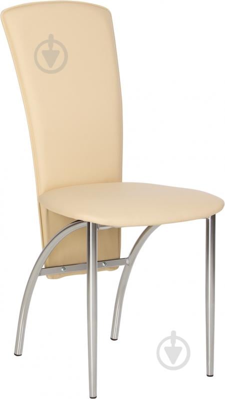 Стілець обідній Nowy Styl AMELY CHROME (BOX-4) (CH) V-18 хром/молочний - фото 1
