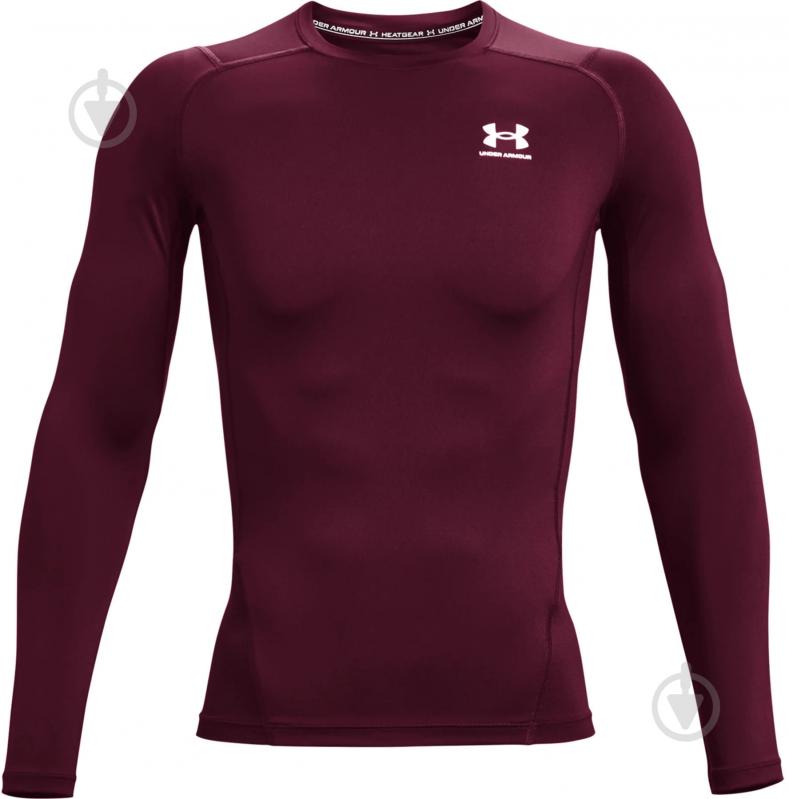 Футболка Under Armour UA HG ARMOUR COMP LS 1361524-609 р.M червоний - фото 4