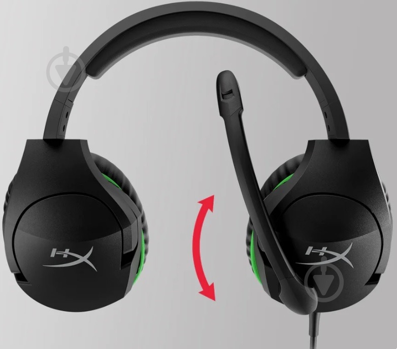 Гарнитура HyperX CloudX Stinger Xbox 3.5 мм black/green (4P5K1AA) - фото 14