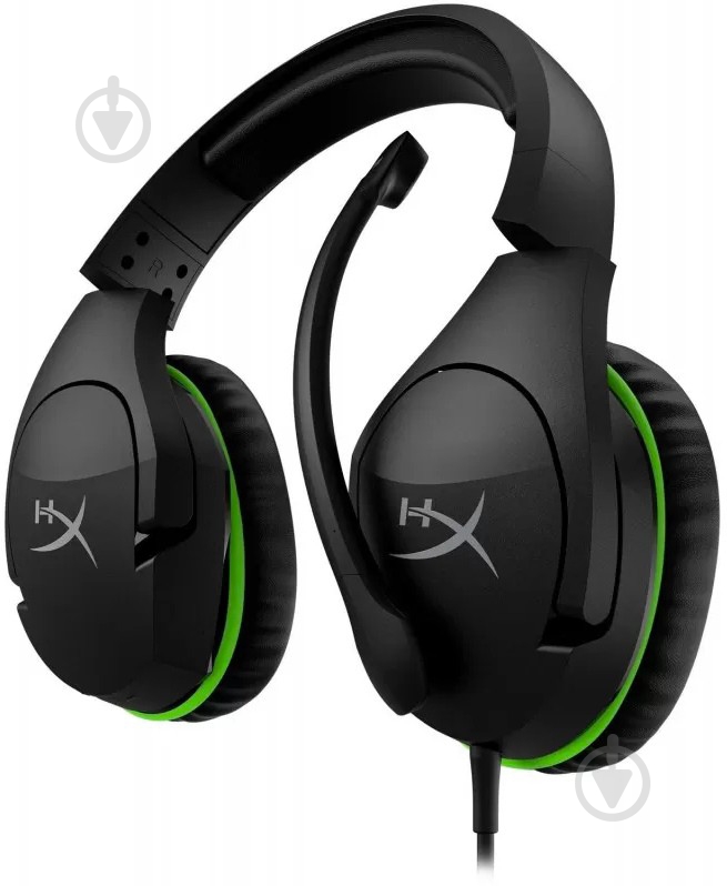 Гарнитура HyperX CloudX Stinger Xbox 3.5 мм black/green (4P5K1AA) - фото 5