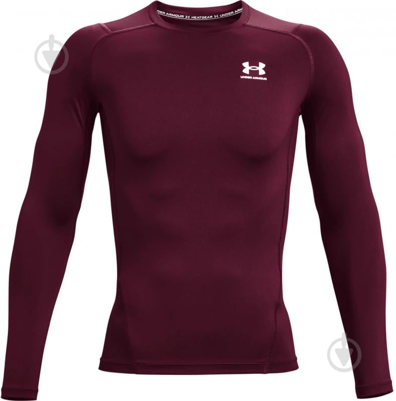 Футболка Under Armour UA HG ARMOUR COMP LS 1361524-609 р.SM червоний - фото 4