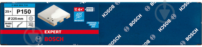 Круг шліфувальний Bosch M480 на сітчастій основі K150 225 мм 25 шт. 2608900710 - фото 2