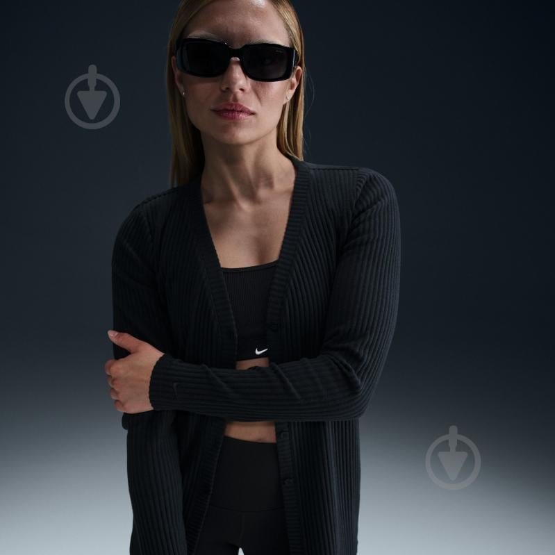 Кофта Nike W NSW NK CHLL KNT RIB CARDIGAN HJ1242-010 р.S черный - фото 9 Кофта Nike W NSW NK CHLL KNT RIB CARDIGAN HJ1242-010 р.S черный - фото 9