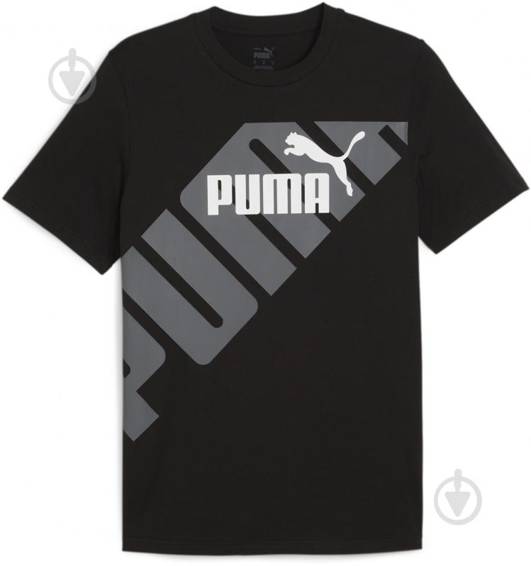 Футболка Puma Power Graphic Tee 67896001 р.2XL черный - фото 5