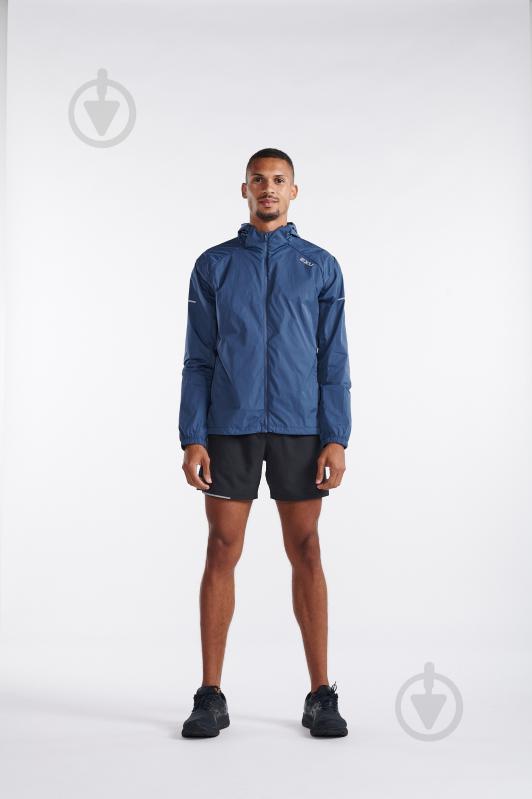 Вітрівка чоловіча 2XU Aero Windbreaker MR7208a_IND/MDN р.S темно-синя - фото 8