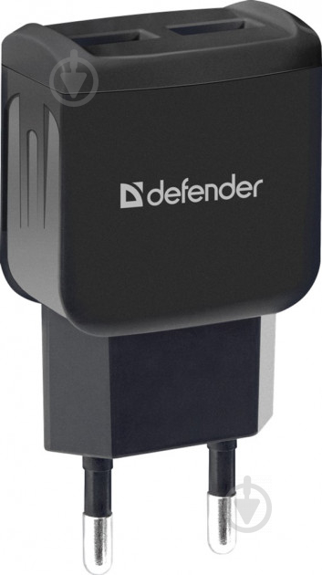 Мережевий зарядний пристрій Defender UPC-23 2xUSB 2.1А + кабель Type-C (83583) - фото 1