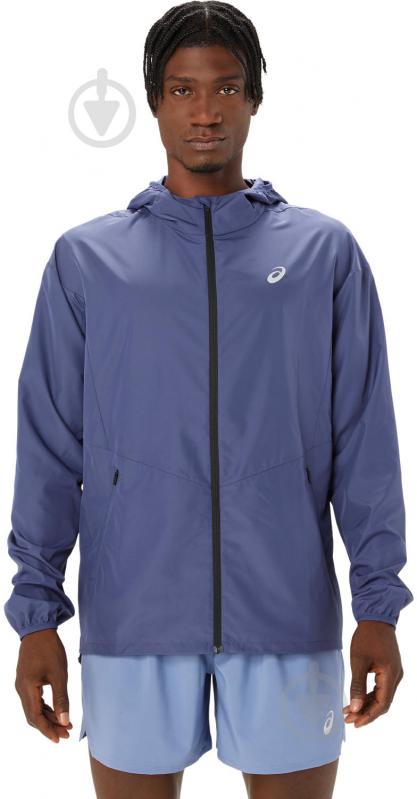 Куртка чоловіча Asics ACCELERATE LIGHT JACKET 2011C241_401 р.2XL синя - фото 1