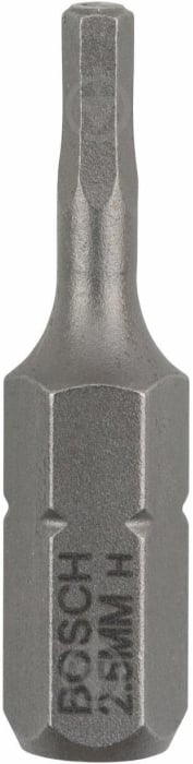 Бита Bosch Extra Hard HEX2.5 25 мм 3 шт. 2607001720 - фото 1