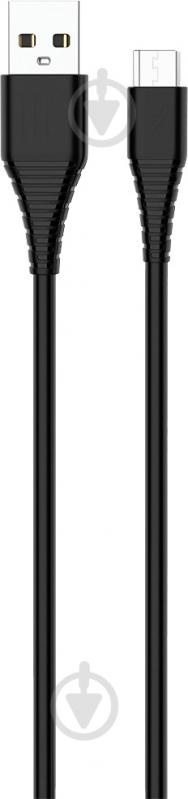 Кабель ColorWay USB - MicroUSB (PVC) 2.4А 1 м black - фото 3
